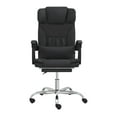 thumbnail image 3 of Massage Office Chair Reclining Black Faux Leather - Ergonomic Desk Chair with Heat, Adjustable Height, Swivel & USB Port, 3 of 9