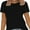 Black, variant on Womens Loose Fit Tshirts Short Sleeve Summer Tops Casual Workout Yoga Tunic T Shirts Tops