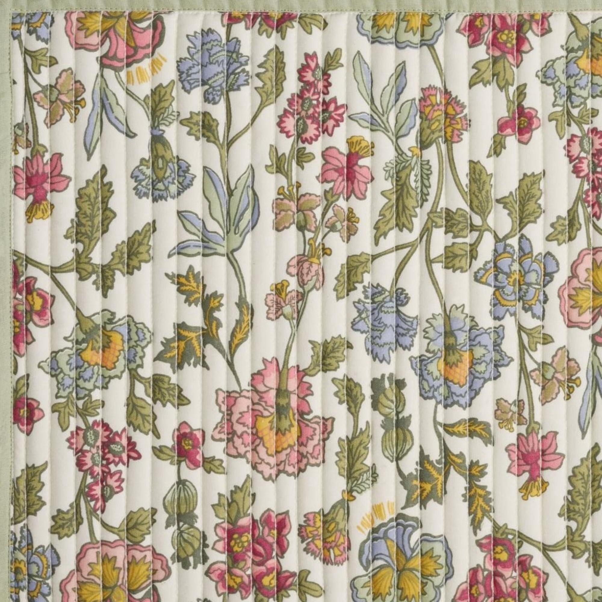 Beautiful Wildflower Quilted Print Fabric Placemat by Drew Barrymore, Multiple, 20"W x 14"