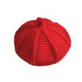 thumbnail image 4 of OUNONA  Berets Hat for Kids Chidl Wool Bonnet Beanie Girl Child Red, 4 of 8
