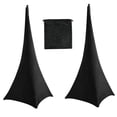 thumbnail image 4 of 2 fundas elásticas para trípode con soporte de altavoz y bolsa de almacenamiento. Fundas elásticas para altavoces de DJ, ideales para bodas y para, 4 of 9