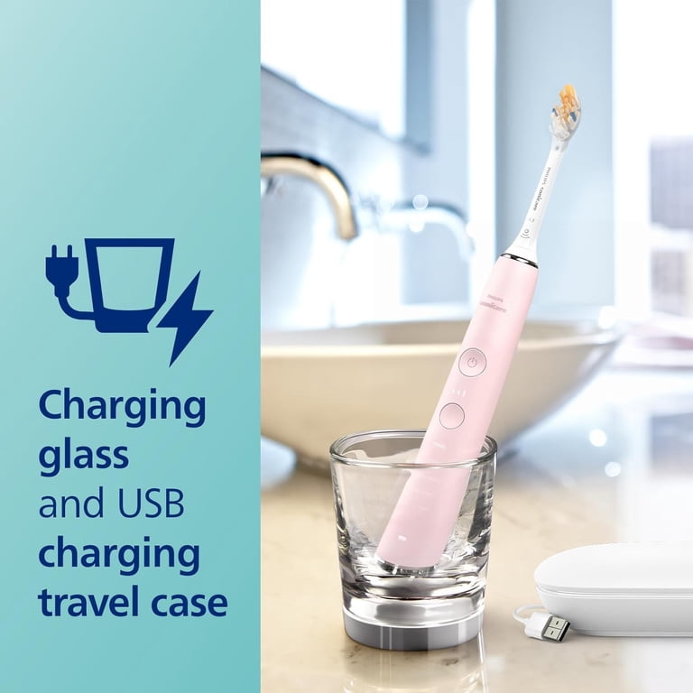 Sonicare, Electric Toothbrush, DiamondClean Smart 9500 Pink, 5