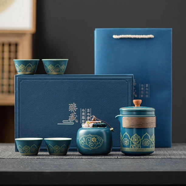Portable Kung Fu Tea Set for Travelers, Japanese Outdoor Quick Cup, Holiday Gift