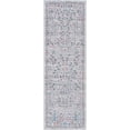 thumbnail image 5 of Boutique Rugs Vulk Traditional Runner Rug - Machine Washable - Light Gray, Taupe, Aqua - 2'6" x 10' Runner, 5 of 5