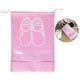 thumbnail image 3 of Inteprter Bolsa impermeable para ropa y zapatos, bolsa de almacenamiento de viaje práctica, bolsas organizadoras portátiles de nailon, bolsa Almacenamiento y organización del hogar rosado largo, 3 of 6