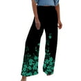 thumbnail image 2 of SMihono Pantalons en Lin Femmes Mode Grande Taille Décontractée Décontractée Femmes Confortable Imprimé Pantalons de Loisirs Taille Haute Pantalons de Yoga Pantalons de Jambes Larges Femmes, jusqu'à 65% de Réduction!, 2 of 5