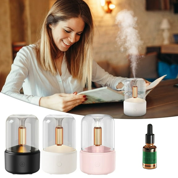 BOBOMOTI Humidifiers for Home Cool Mist Top-Fill Ultra-Quiet Humidistat for Baby Nursery Plants Aromatherapy Diffuser Clearance