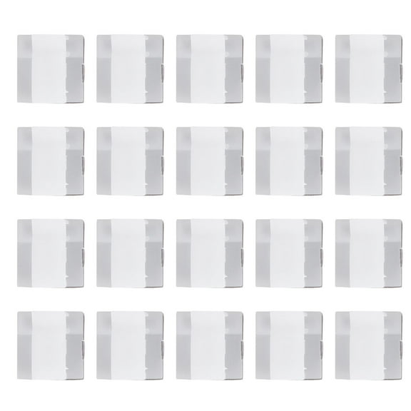 WHAMVOX 100 Pcs Removable Cable Staples Clips for Outdoor Use, Light Cord Wire Fasteners Organizer