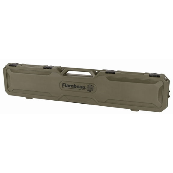 Flambeau Outdoors, 50.5 inches Long Zerust Infused Gun Case, Green, Plastic, 6464FZ