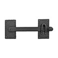 thumbnail image 2 of Fence Gate Latch Lock Black Wrought Iron Gate Latch 12 Inch | Renovator's Supply, 2 of 4