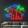 thumbnail image 4 of Handmadetneonsign Bear In Mountain Led Sign, Bear In Mountain Neon Sign, Bear In Mountain Neon, 4 of 5