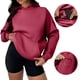 thumbnail image 2 of Ropa de trabajo para mujer,Sudadera informal de manga larga para mujer, jersey de poliéster con bolsillo multifuncional, ideal para viajar en avión y estar en casa, sopatenor, 2 of 9