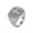 Silver, variant on Cross Rings for Men Gold Plated Cool Simple Square Cubic Zirconia Personalized Statement Dainty Jewelry Gold Size 7