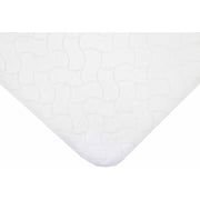 American Baby Company Quilt-like Flat Bassinet Protective Pad Cover - White