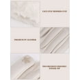 thumbnail image 4 of Deago 2 Pairs Womens Winter Leather Suede Gloves with Fur Cuffs Thermal Touchscreen Texting Warm Driving Gloves (White), 4 of 9