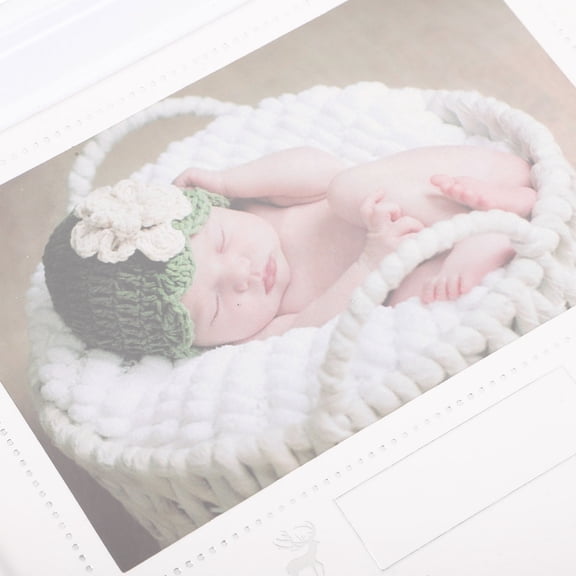 RENACLIPY Baby Footprint Keepsake Frame with Fingerprint and Footprint Display, Assorted Colors, Perfect Newborn Photo Set
