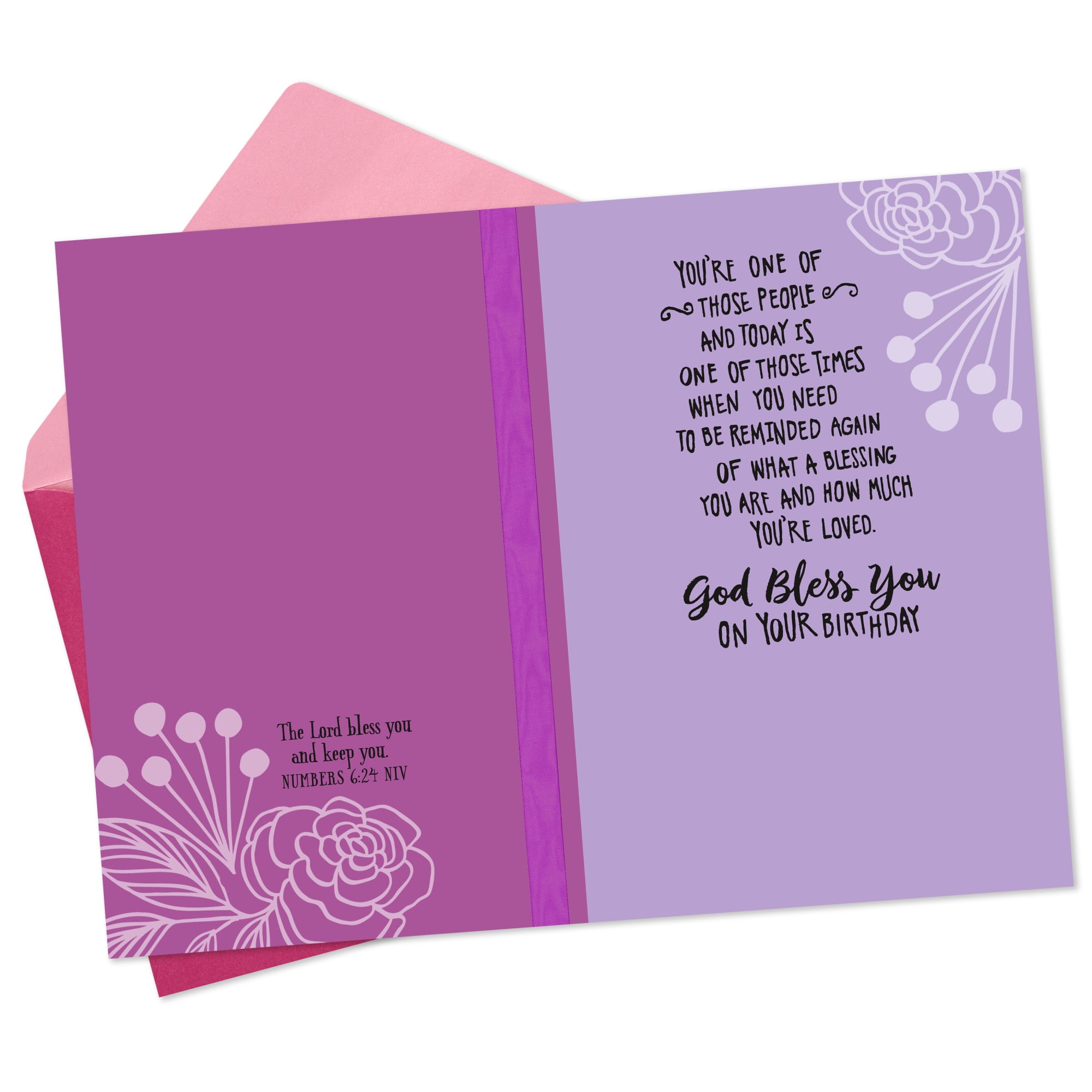 DaySpring Mahogany Religious Birthday Card (Brighten Our Lives Year After Year)