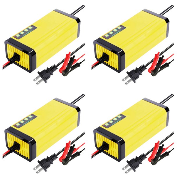 Cargador LCD Batería Reparación Batería Vehículo Eléctrico Motocicleta 12V 2A (estándar EE. UU.)