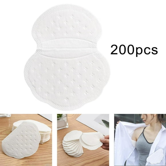 200 Uds. Almohadillas para sudoración en las axilas tela no tejida cómoda para sudar protectores de axilas absorbentes no visibles para mujeres Salvador Almohadillas protectoras contra el sudor