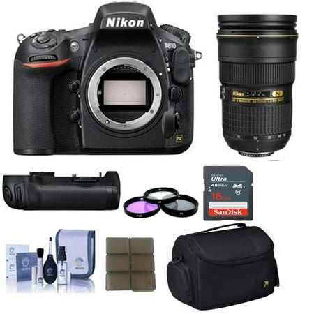 Nikon D810 DSLR Body with Nikon 24-70mm f/2.8G Lens Bundle