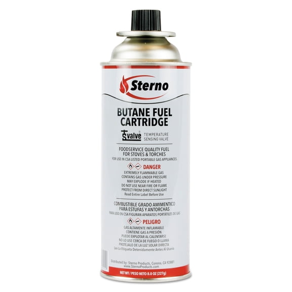 8 oz. Butane Fuel Cartridge (12/Carton)