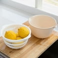 thumbnail image 6 of Multifunctional Double Draining Basket, Dishwashing Basin Fruit Tray, Household Plastic Vegetable Basket, for Kitchen Sink, Washing Draining Storage, 6 of 6