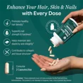 thumbnail image 4 of ProCare Health Hair Skin & Nails Biotina 5000 mcg 60 Cápsulas Soporte para Cabello Piel y Uñas, 4 of 6