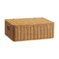 thumbnail image 1 of jifeng Panier de Rangement Tissé à la Main Contenant Bac de Rangement Plat pour Maison Bureau Armoires L, 1 of 9