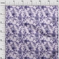 thumbnail image 3 of oneOone Cotton Poplin Violet Fabric Floral Craft Projects Decor Fabric Printed By The Yard 56 Inch Wide, 3 of 4