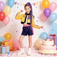 thumbnail image 3 of Popular Singer Costume Girls Halloween Costumes Outfit with Accessories Birthday Party Dress Up Sets Stage Performance Role Play Apparel for Kids, 3 of 6