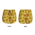 thumbnail image 3 of Balery Sunflowers1 Pattern Women's Running Shorts with Liner 2 Pockets Elastic Workout Athletic Gym Yoga Shorts-Medium, 3 of 7
