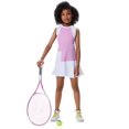 thumbnail image 4 of Robe de Sport Sans Manches pour Filles avec Poches Tenue de Tennis Golf 3-4 Ans Violet, 4 of 9