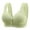 Green, variant on HOMBOM Push-Up Women Comfortable Bras Daily Wear Full Coverage Wire-Free Front Button Yellow Plus Size Bra 38