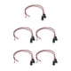 thumbnail image 1 of Riwesomey 1 par portátil 12V azul/rojo parpadeante falso coche alarma montaje en tablero luz LED reemplazo para coches barcos RV motocicleta Type2 NO2 Riwesomey CBP050388, 1 of 4
