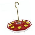 thumbnail image 1 of Alimentador de agua para colibrí, alimentador de colibrí con fugas colgantes, comedero de colibrí, platillo, comedero de zumbido, respuesta rápida, 1 of 8