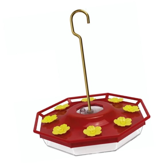 Alimentador de agua para colibrí, alimentador de colibrí con fugas colgantes, comedero de colibrí, platillo, comedero de zumbido, respuesta rápida
