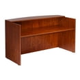 thumbnail image 2 of Boss Office Products Cherry 71 inch Reception Desk, 2 of 8