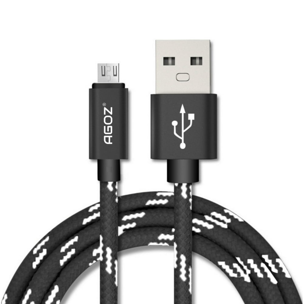 10ft Durable AGOZ Braided Micro USB FAST Charging Charger Data Sync