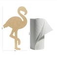 thumbnail image 6 of Unfinished Wooden Flamingo Cutout, 16", Pack of 10 Wooden Shapes for Crafts and Summer & Beach Decor and Crafting, by Woodpeckers, 6 of 8