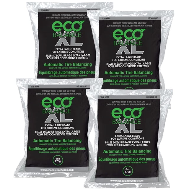 Perlas de balanceo para neumáticos ECO Balance XL 4 bolsas de 170 g