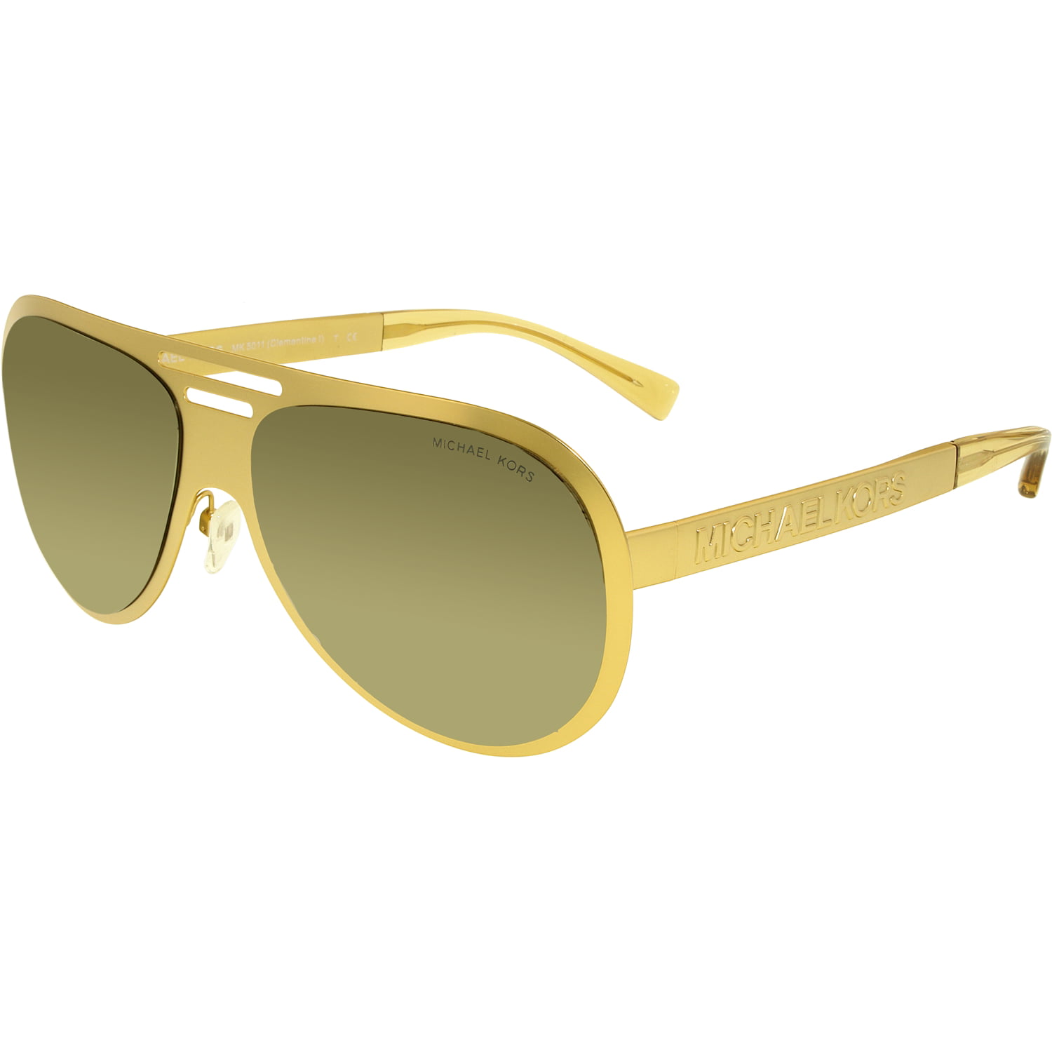 Michael Kors Michael Kors Men S Clementine Mk5011 1062r5 59 Gold Aviator Sunglasses
