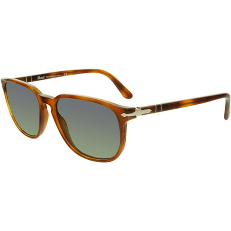 Persol Mirrored PO3019S-96/56-55 Brown Square Sunglasses