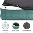 thumbnail image 3 of Orthopedic Dog Bed - Bolster Dog Sofa Beds for Small Dogs, Supportive Foam Pet Bed with Removable Washable Cover, Waterproof Lining and Nonskid Bottom Couch,Breeze Blue, 3 of 16