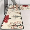 thumbnail image 2 of Kitchen Rugs Sets Of 2,Beige Christmas Tree Pattern Anti Fatigue Kitchen Mat Rugs Non Slip Washable,Decorative Kitchen Floor Mats for Kitchen,Sink,Laundry,17"x47"+17"x47", 2 of 5