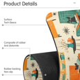 thumbnail image 4 of Yayeee Faucet Mat for Kitchen Sink 30" Diatomite Long Splash Guard Pad, Black Cats Reading, 4 of 7