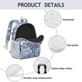 thumbnail image 4 of Dog with Woof and Bark Backpack for School,Cute School Bag,Schoolbag with Adjustable Shoulder Straps & Padded Back,15"x11.42"x5.5", 4 of 6