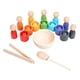 thumbnail image 3 of Bolas para pequeños en tazas, juguete Montessori, 7 colores, juego de clasificación de colores, juego de mesa, juguete de aprendizaje preescolar CUTICAT Bolas en Copas, 3 of 8