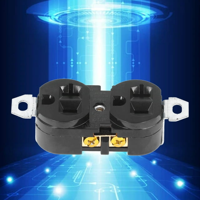 Generator Plug, Wear Resistant Conductivity PA66 + Brass Double Industrial Plug Socket for Dryers