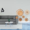 thumbnail image 2 of Escultura abstracta moderna de ratán, arte decorativo de pared único, adorno coleccionable para sala de estar, dormitorio, pasillo, porche, cafetería., 2 of 8