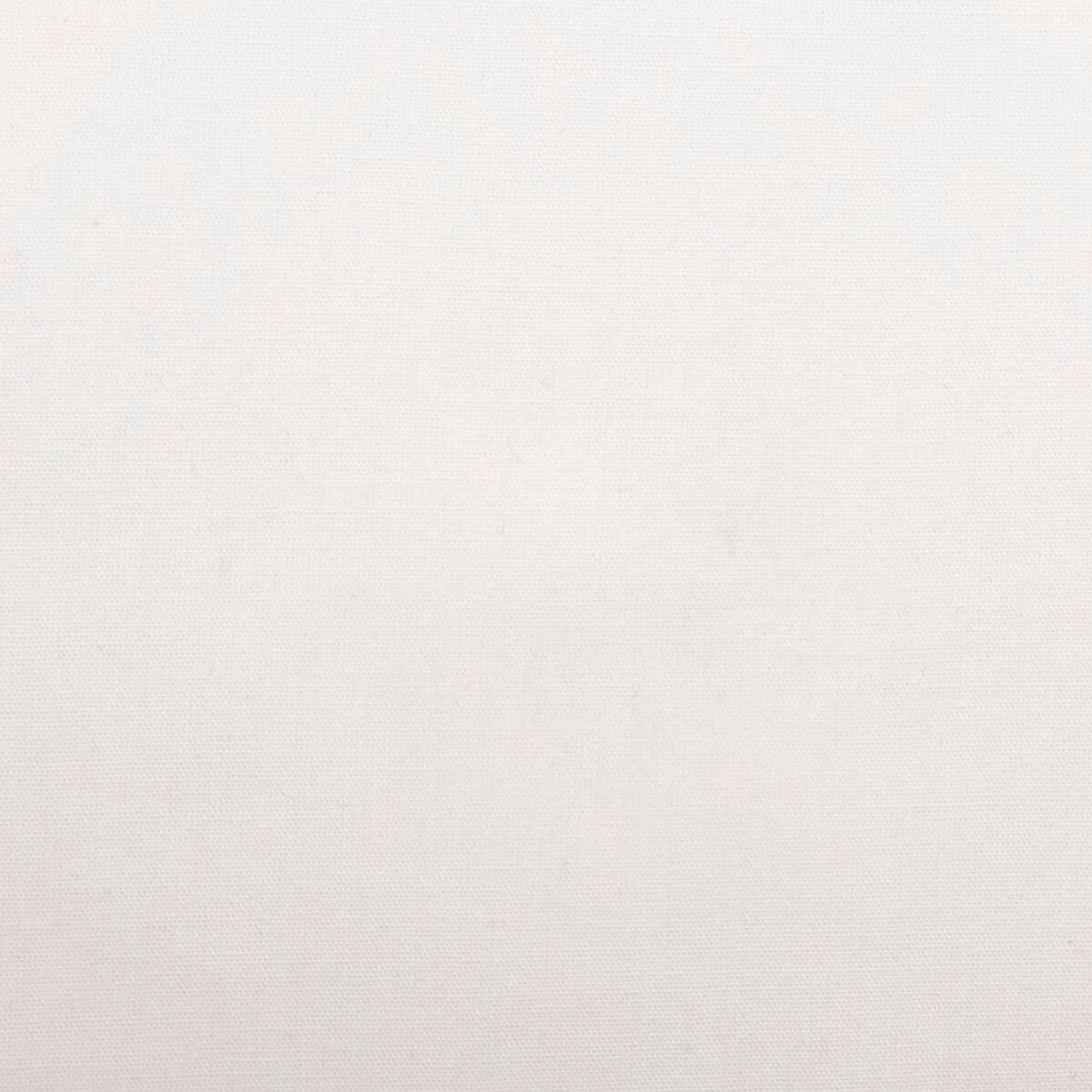 Shason Textile 2 Yard Cut Poly Cotton Fabric, White, 44" Wide for Craft & Quilting Projects